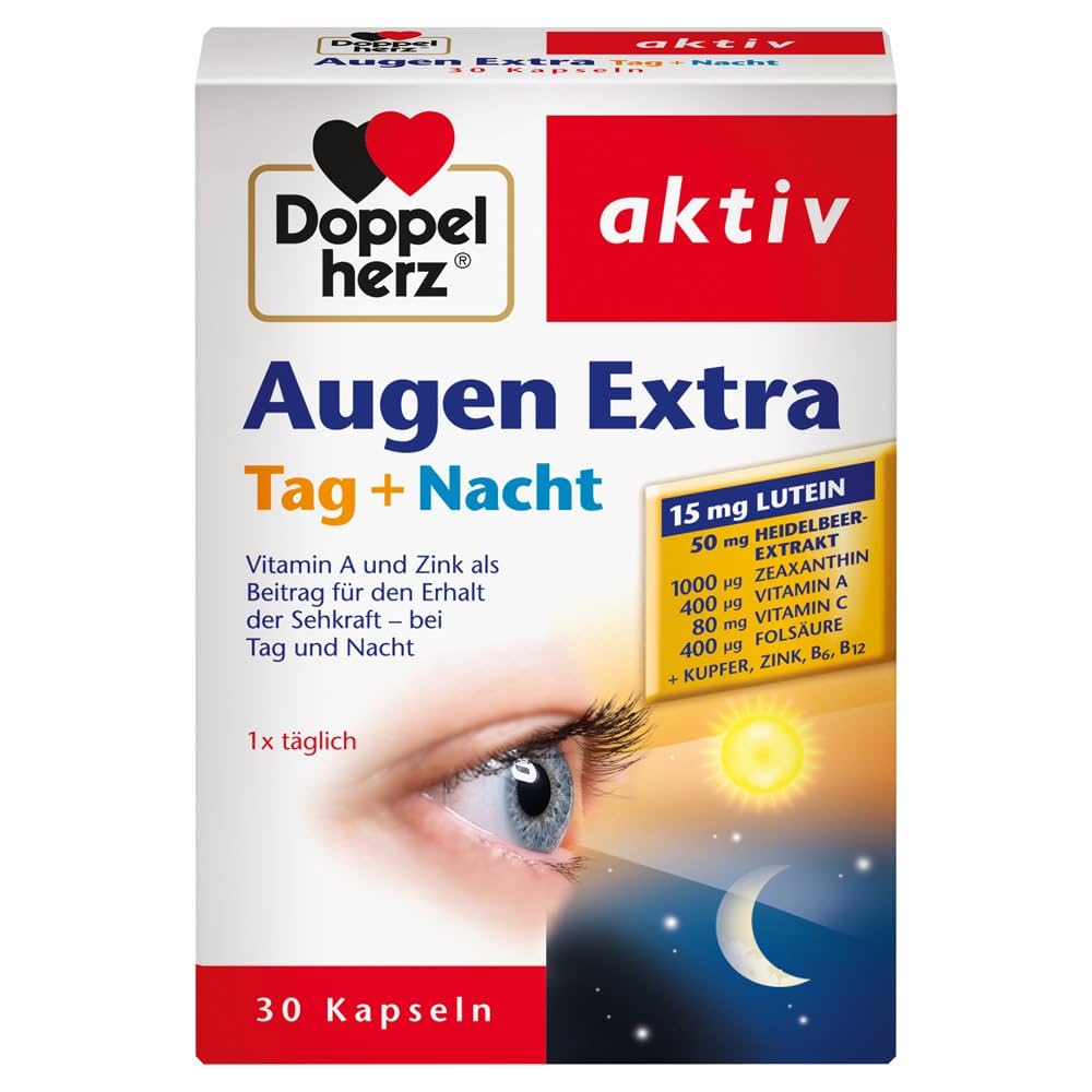 61VnhcIdjXL._UF10001000_QL80_.jpg کپسول تقویت چشم و بینایی اوژن اکسترا داپل هرز 30 عددی - تصویر 1