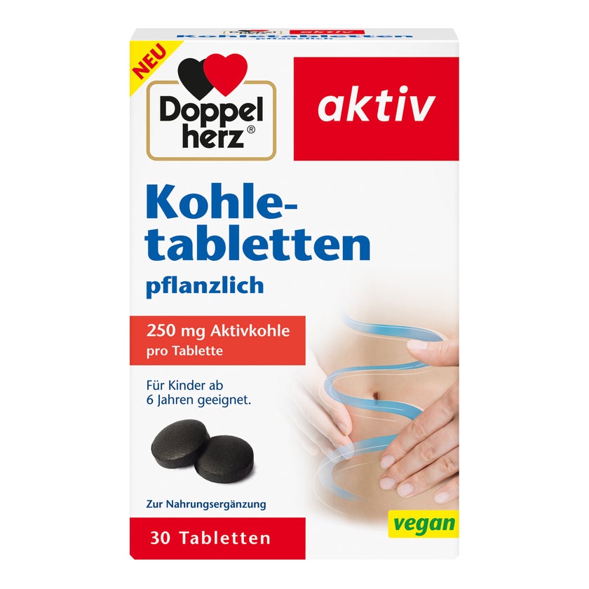 doppelherz-kohletabletten-30-st-19366407-0-1744228842424067.jpg قرص ضد نفخ و دل درد زغال فعال داپل هرز 30 عددی - تصویر 1