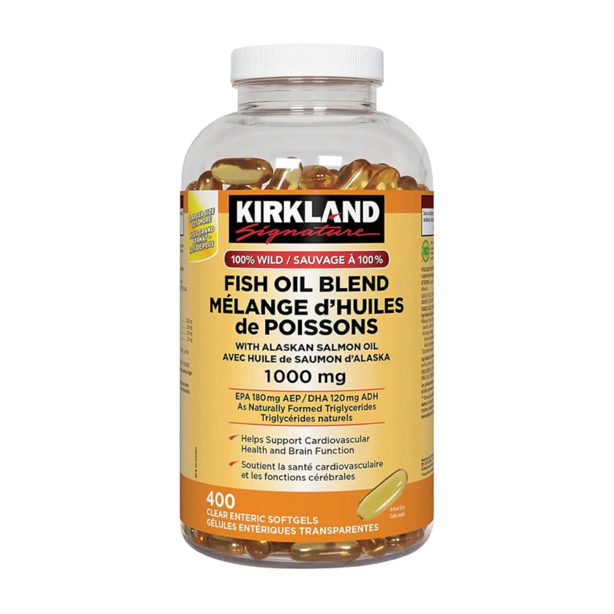 خرید-امگا-۳-کرکلند-۴۰۰-عددی.webp فیش اویل ترکیبی ۱۰۰۰ کیرکلند 400 عددی - تصویر 1